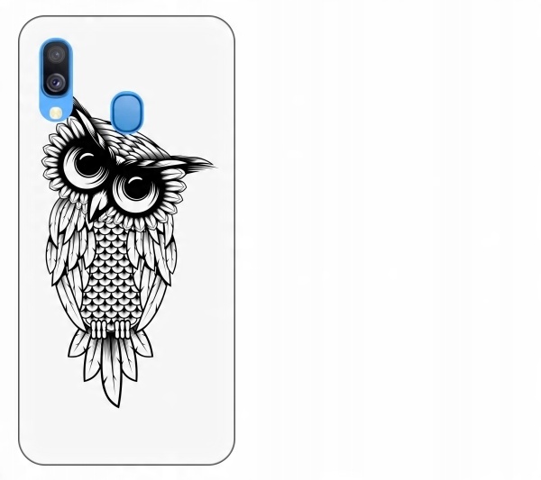 

Etui pokrowiec Samsung Galaxy A40 Sowa