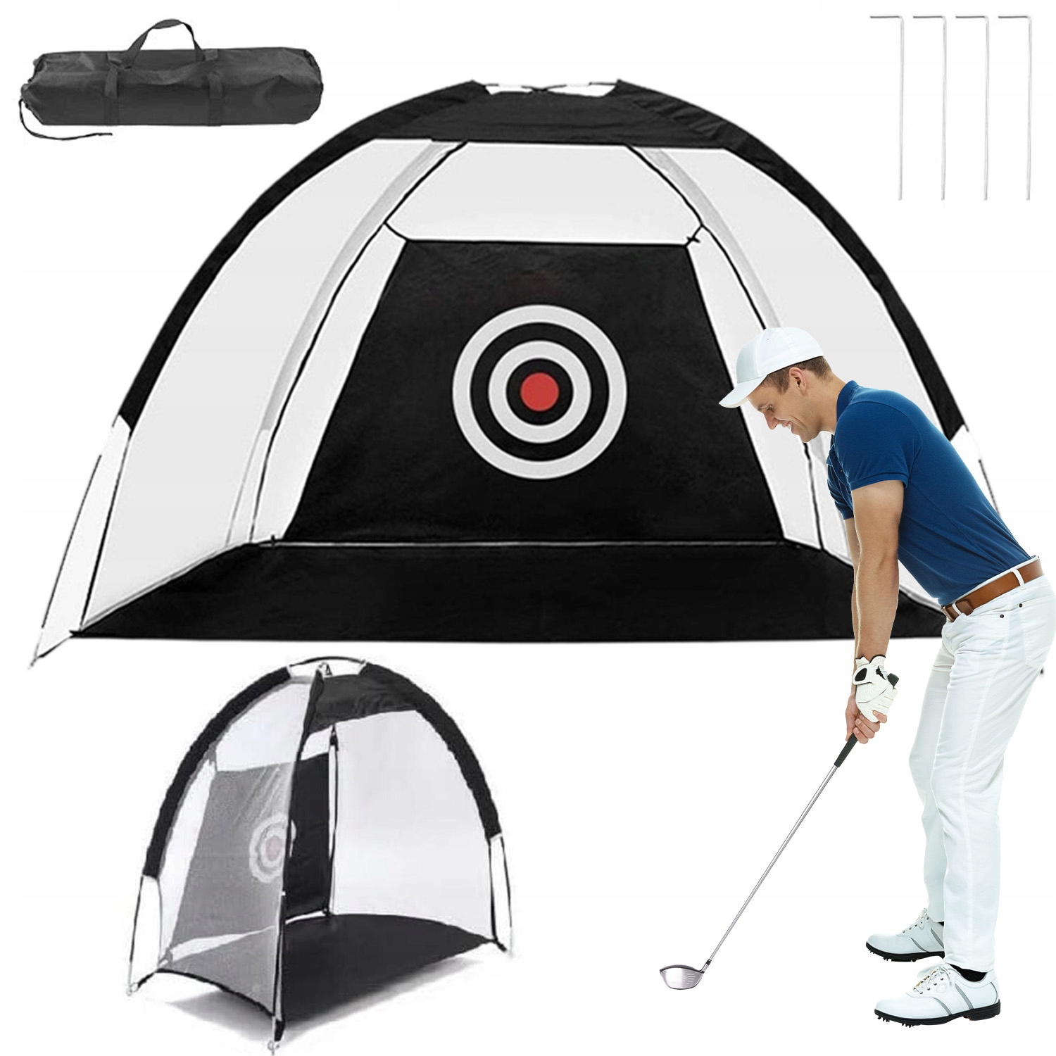 Siatka Do Golfa: Siatka Do Ćwiczeń Golfowych Rugby 2*1.4M Do Gry W Ogrodzie