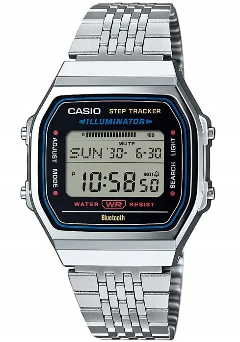 Hodinky Casio ABL-100WE Bluetooth Krokoměr Vintage Retro