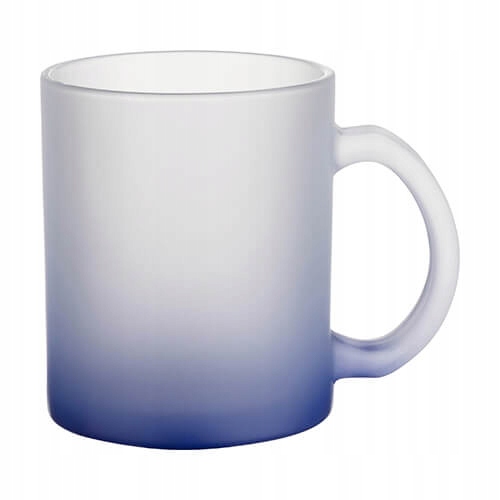 

Kubek szklany szroniony 330 ml granatowy