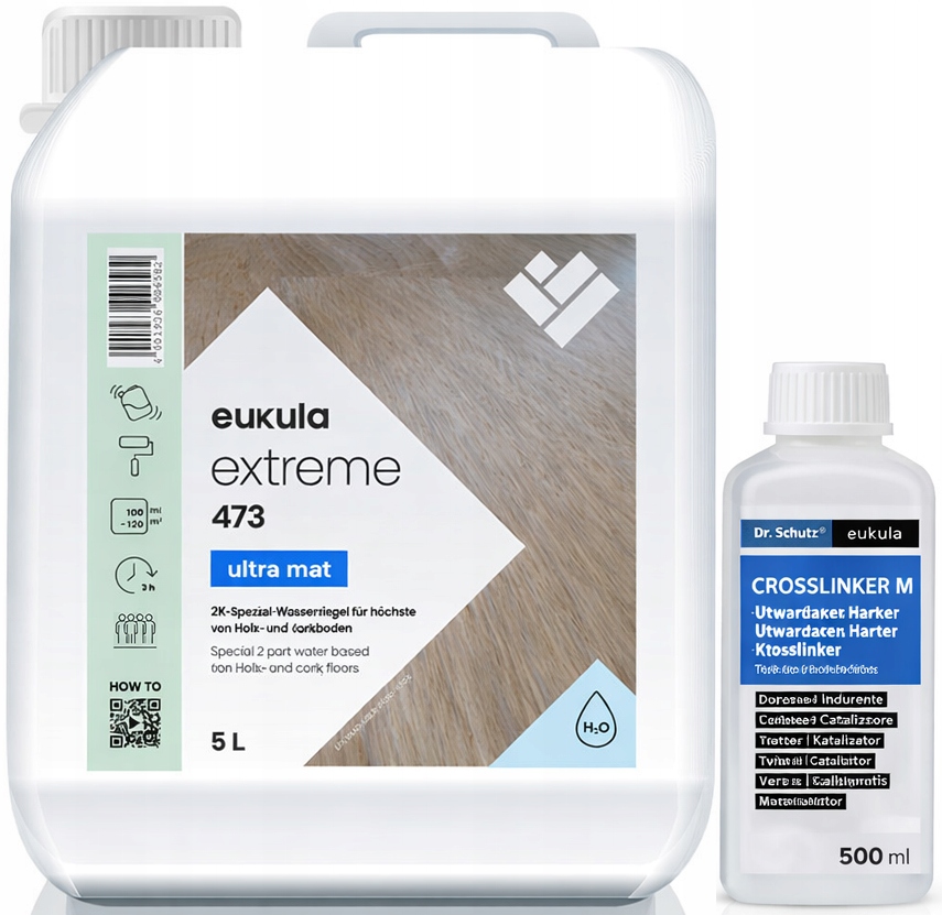 Eukula Extreme 473 Ultramat 5,5L lak na dřevo a podlahy 2K