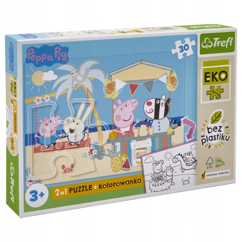 

Trefl Puzzle Eko ekologiczne Świnka Peppa 91702
