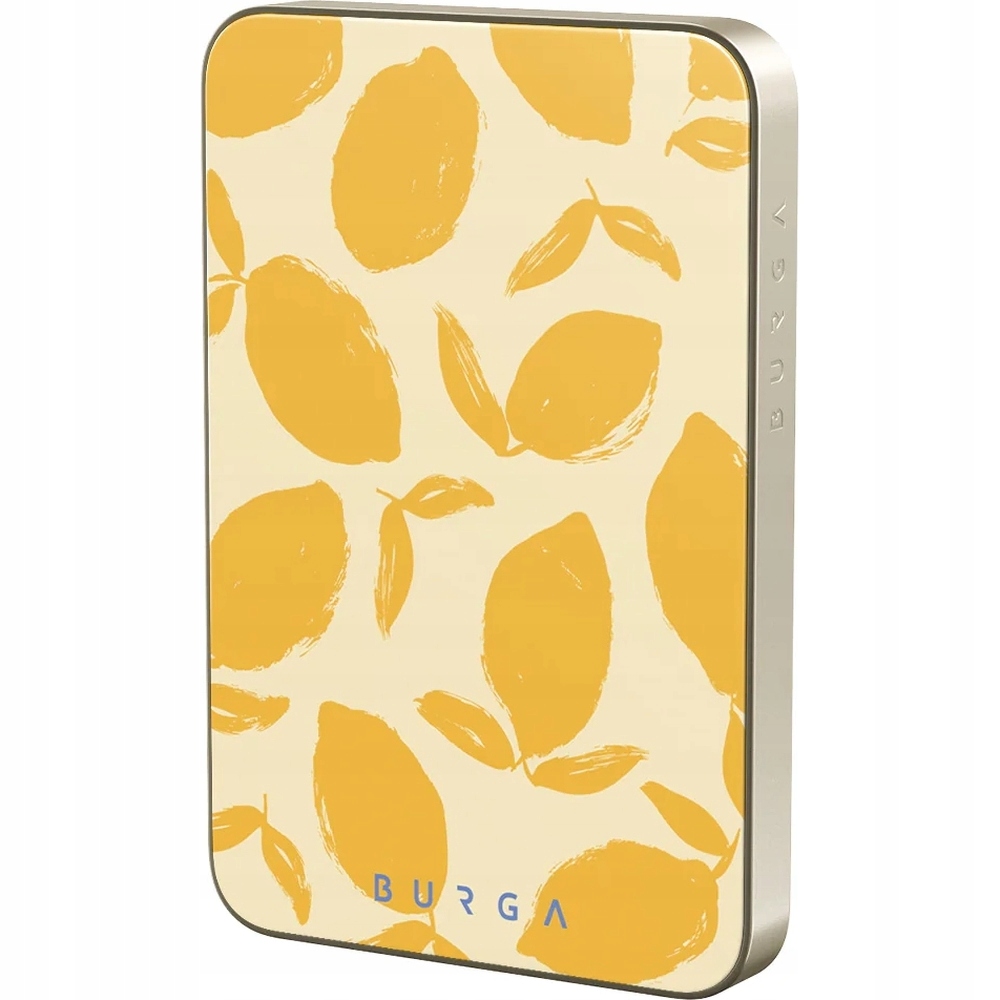 Powerbank indukcyjny Burga do MagSafe Qi Usb-c 5000mAh kabel Usb-c Pd 20W