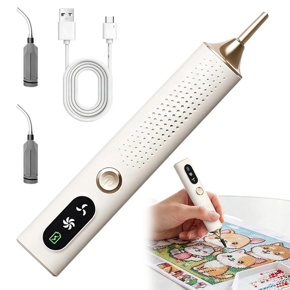 Elektrický Diamantový Propiska Pro Malování Usb Sada Náhradní Hlavice
