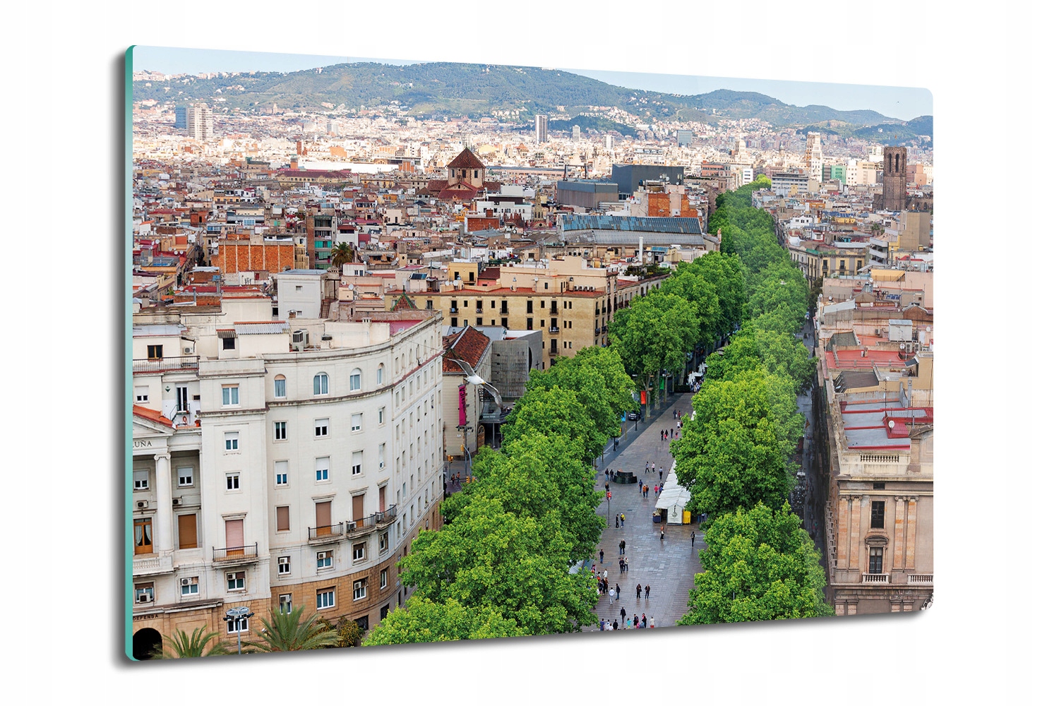 

szklana deska z nadrukiem Miasto ulica góry 80x52