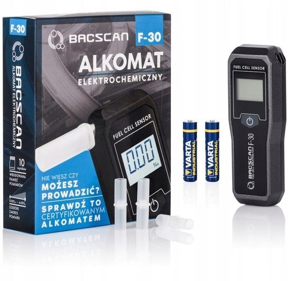 

Alkomat Bacscan F-30 Ustniki Kalibracje