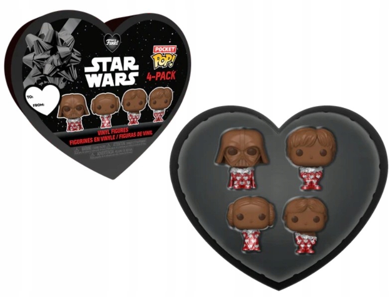 Funko Pop! Star Wars Valentýn 4x Valentine Chocolate Look Figurky