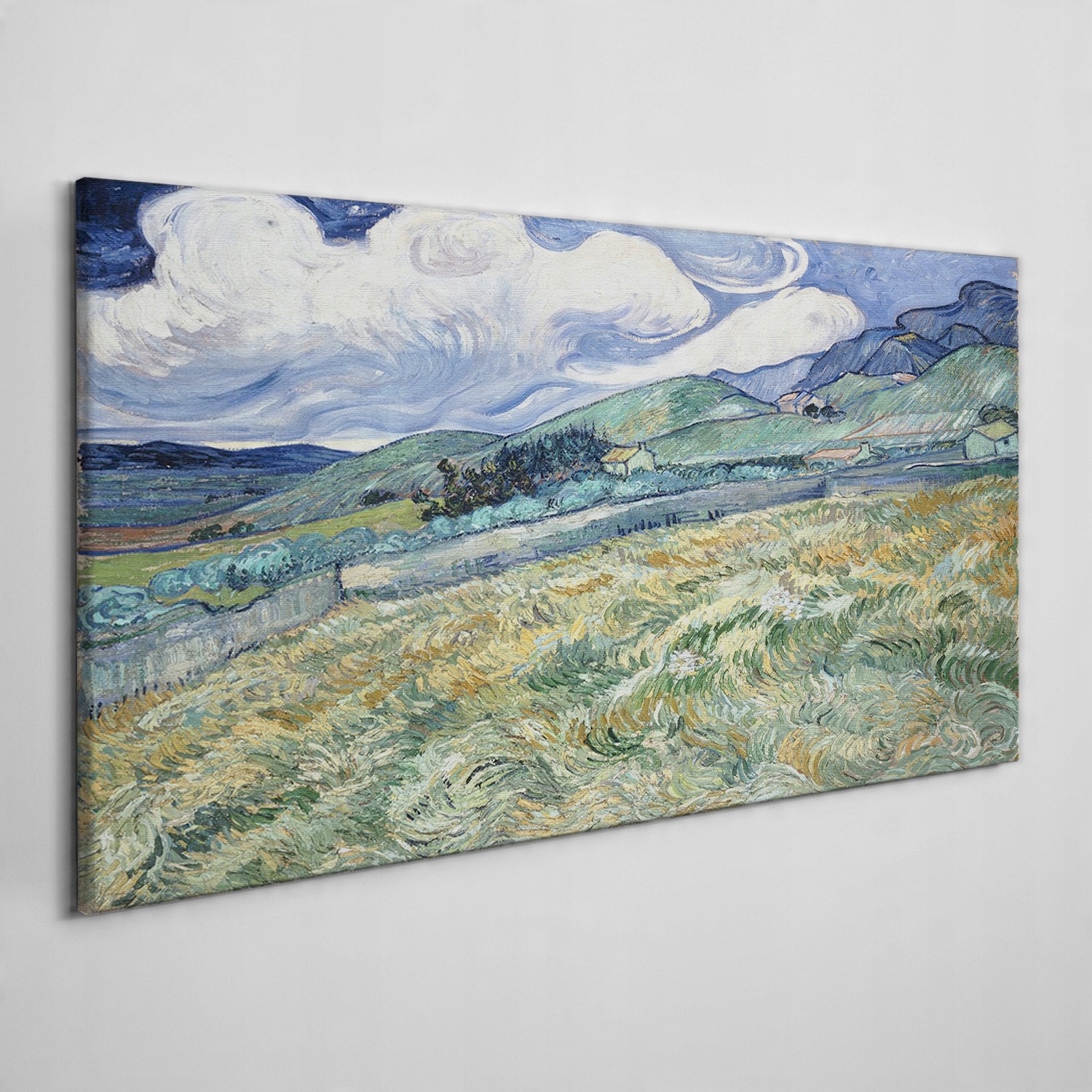 

Obraz na płótnie Krajobraz góry Van Gogh 120x60 cm