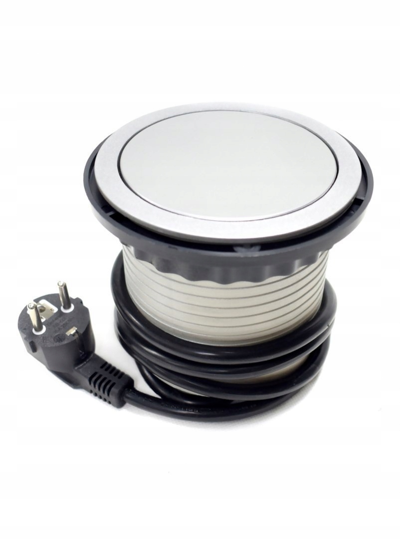 4-krotne gniazdo stołowe chowane z usb Długość kabla 1 m