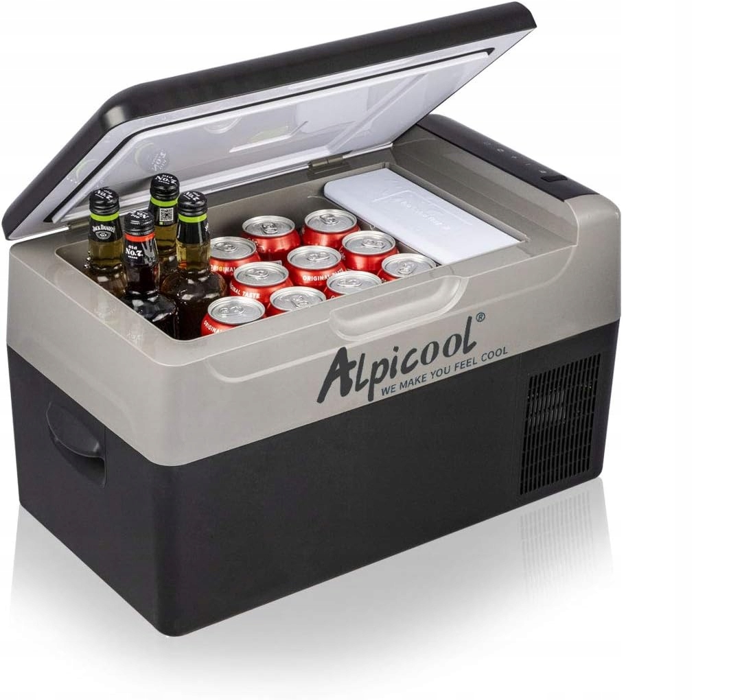 Alpicool lodówka turystyczna 12/24V 22L do samochodu łodzi kampera camping
