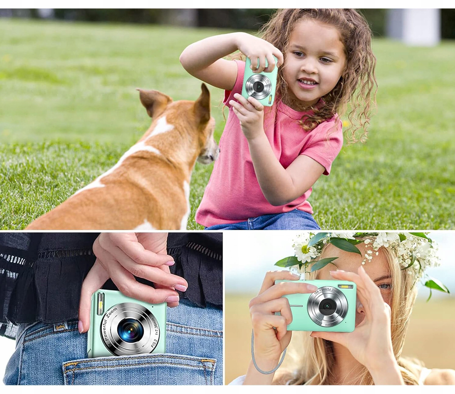 APARAT CYFROWY FOTOGRAFICZNY HD 1080P 44MP Z ZOOMEM CYFROWYM 16X ANTI-SHAKE Rozdzielczość 44 Mpx