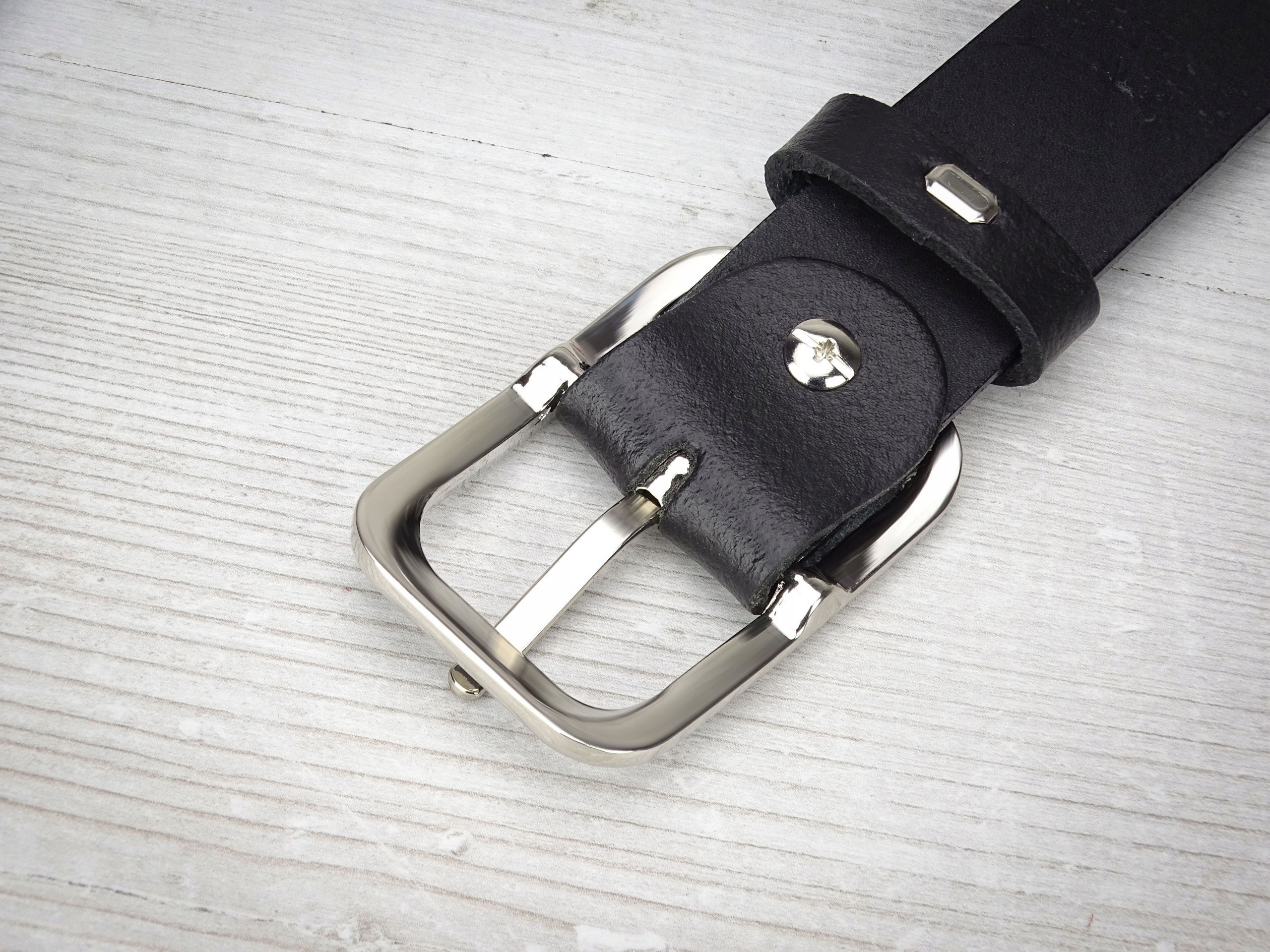 Skórzany Gracio Pasek Damski Klamra Srebrna 150cm Rodzaj klamry klasyczna