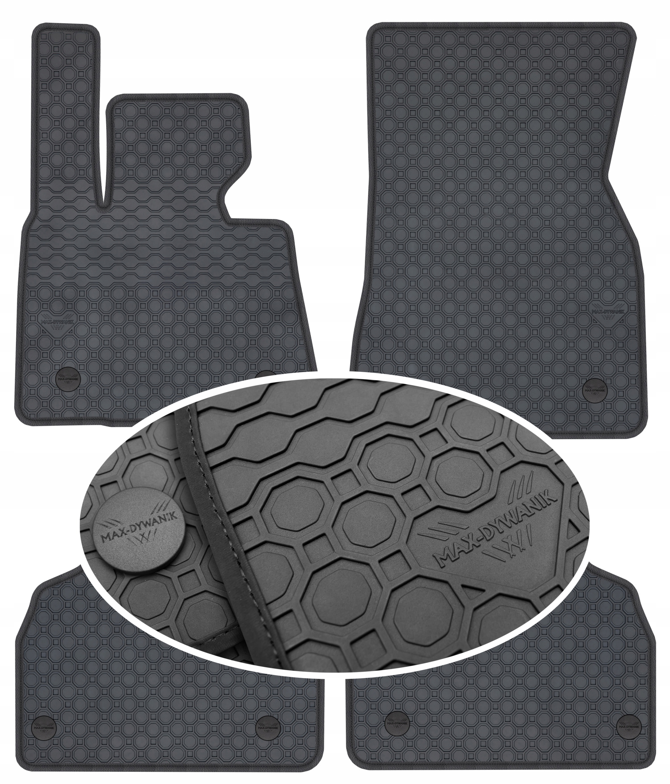 Bmw X7 G07 Suv 5os 2017- Gumový koberec PrimeLiner čierny