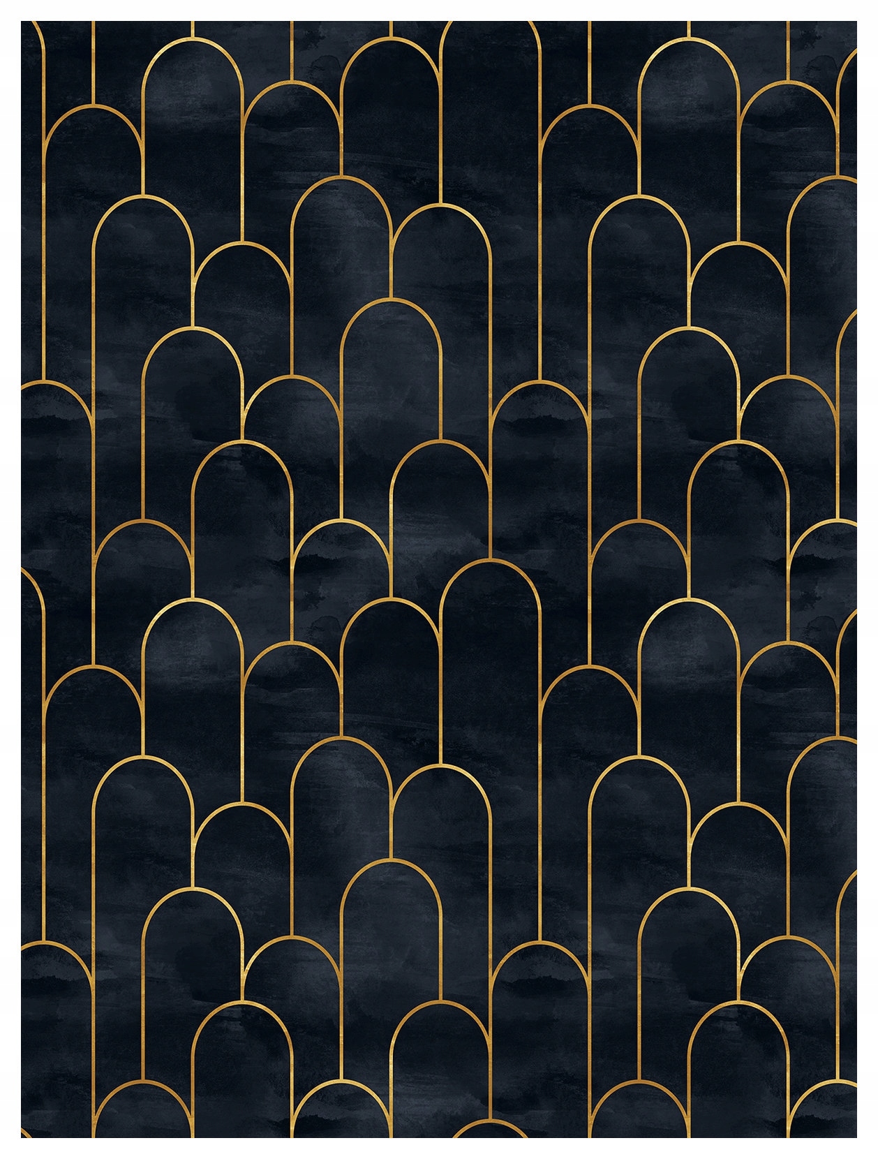 Fototapeta Zlatá geometrie na tmavém pozadí Abstrakce 206x275 lepidlo
