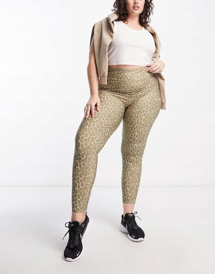 Pink Soda Wzorzyste Legginsy Logo (XL)