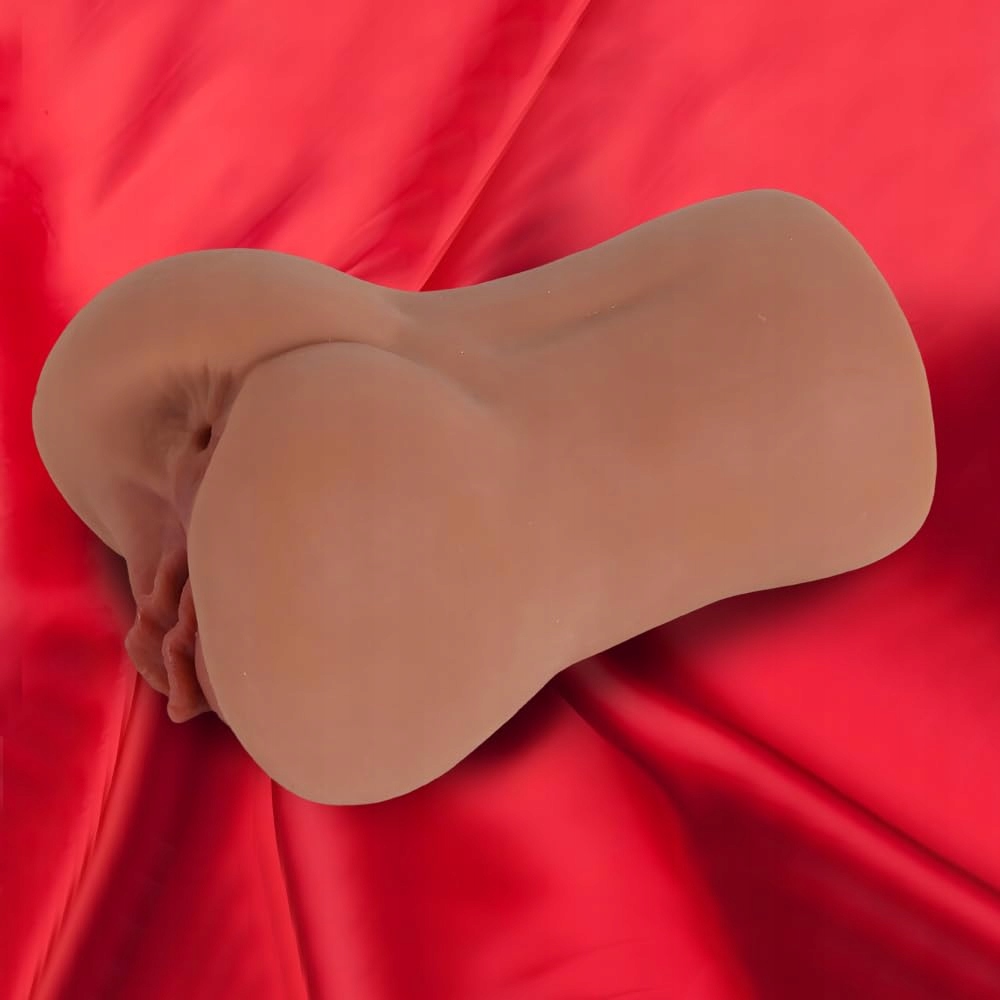 BLOWJOB Masturbator Silikonowy 2w1 Realistyczny 16cm Analny i Waginalny — miniatura 6