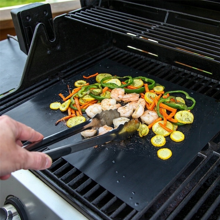 4X TEFLONOWA TACKA MATA GRILLOWA NA GRILLA PROSTOKĄTNA MIĘSO RUSZT GRILL Liczba sztuk 4 szt.