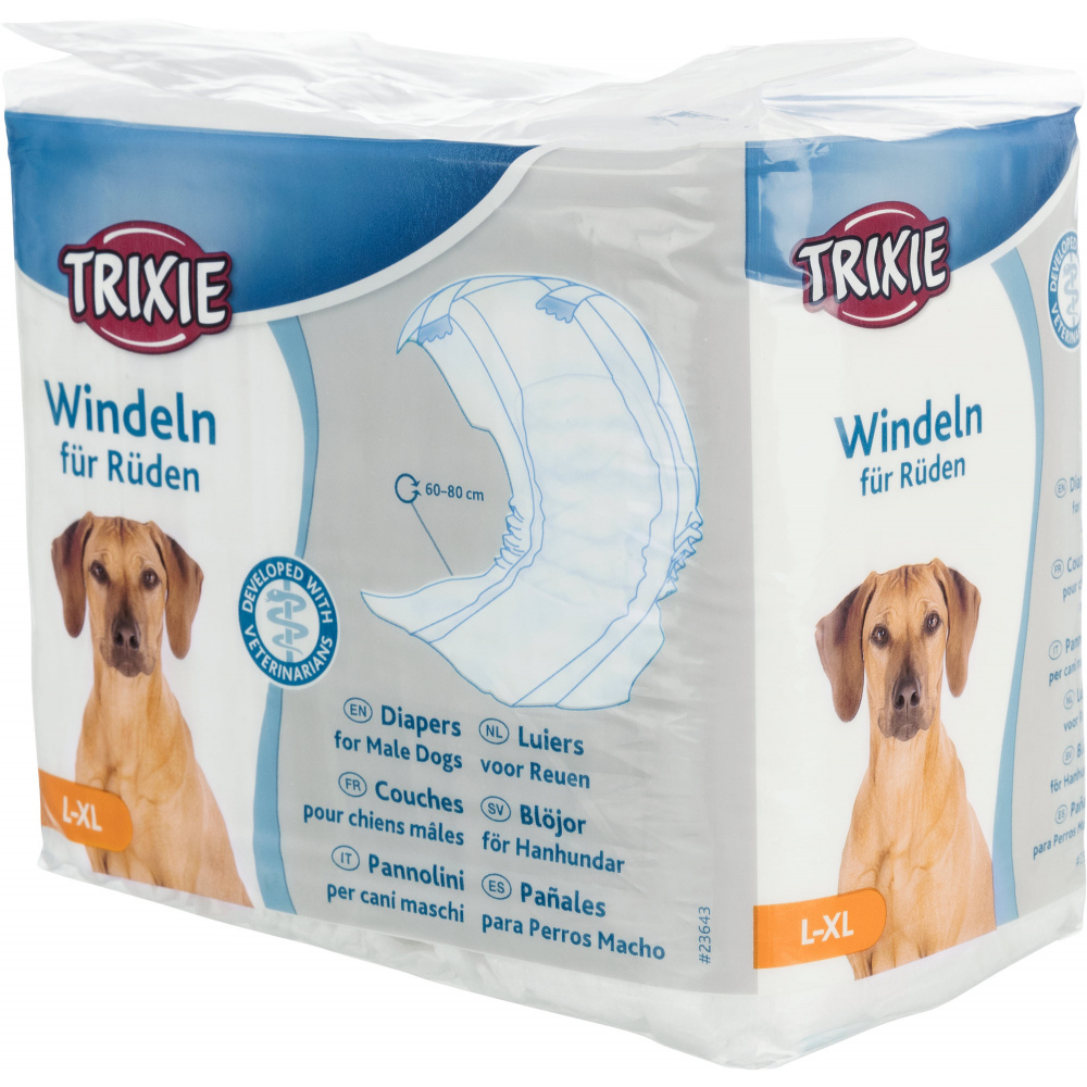 

Trixie Pieluchy pampersy dla psa samca L-XL 12szt
