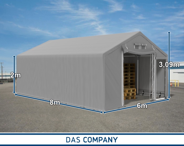 Namiot PRIME 6x8 magazynowy HALA NAMIOTOWA Szerokość 6 m