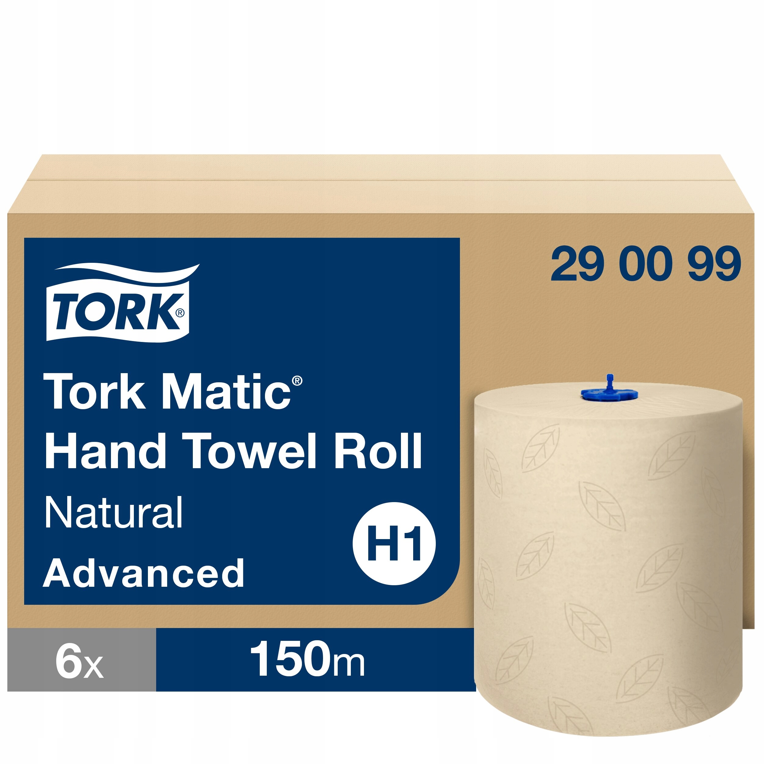 Tork 290099 H1 Natural, naturalny ręcznik papierowy 150m x6