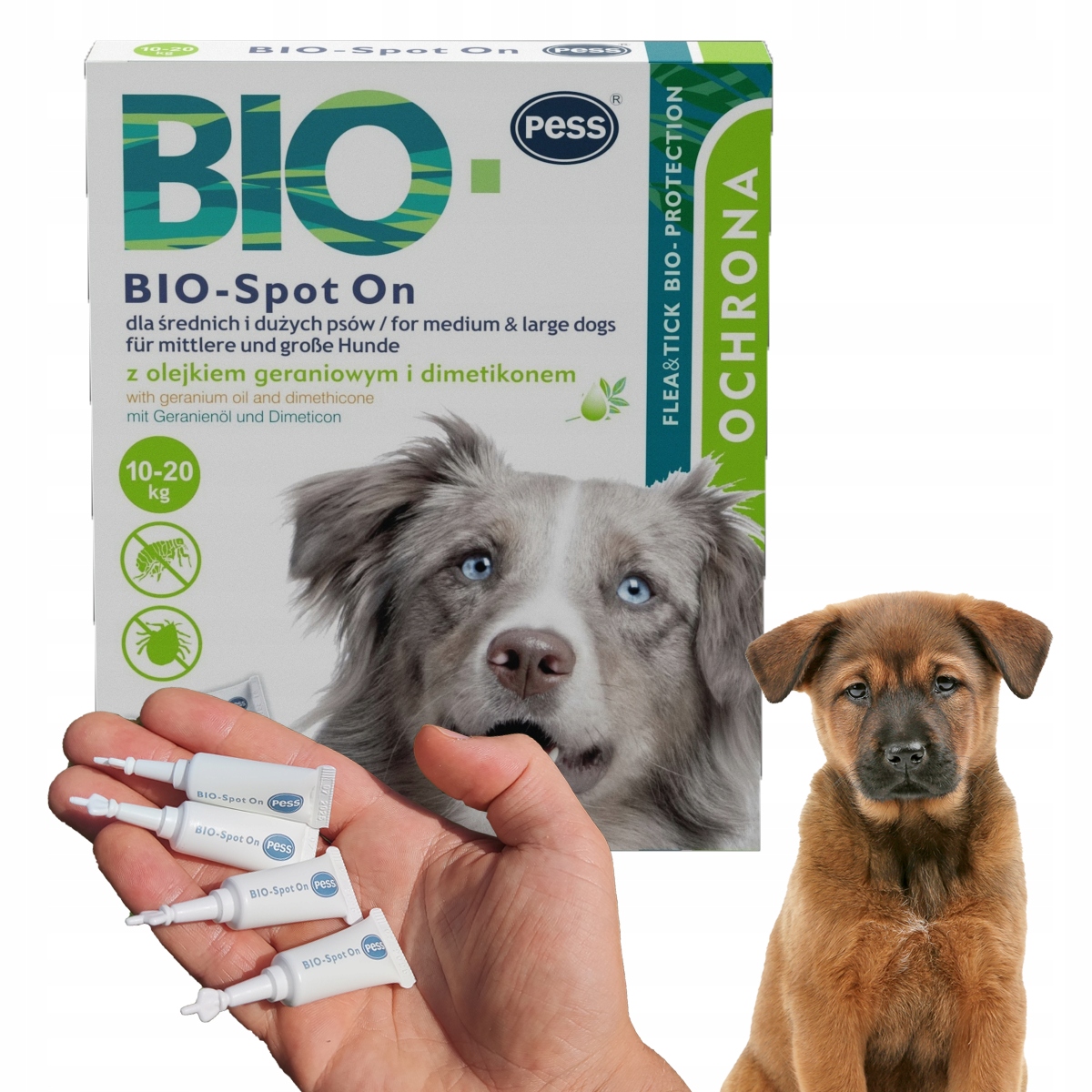 

Krople na Pchły kleszcze pies 10-20kg 3 miesiące