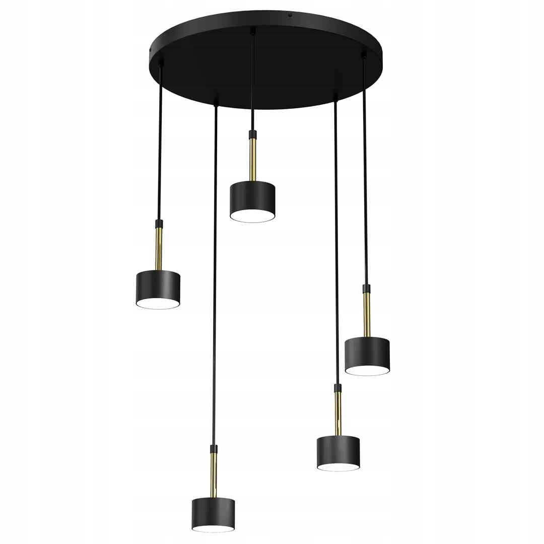 Závěsná Led lustrová lampa Milagro Arena černá