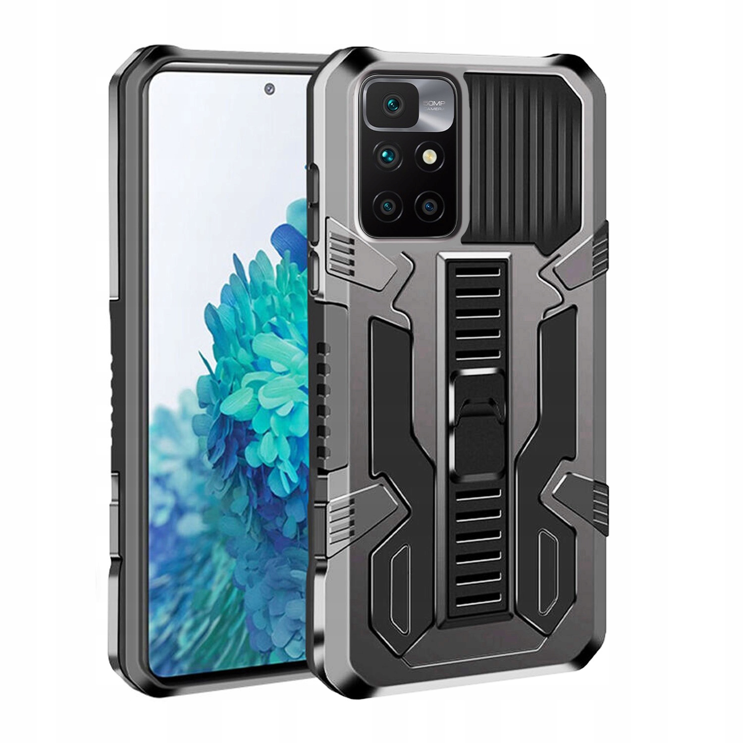 Etui Do Xiaomi Redmi 10 10 2022 Pancerne Podstawka Mocne Armor Szkło