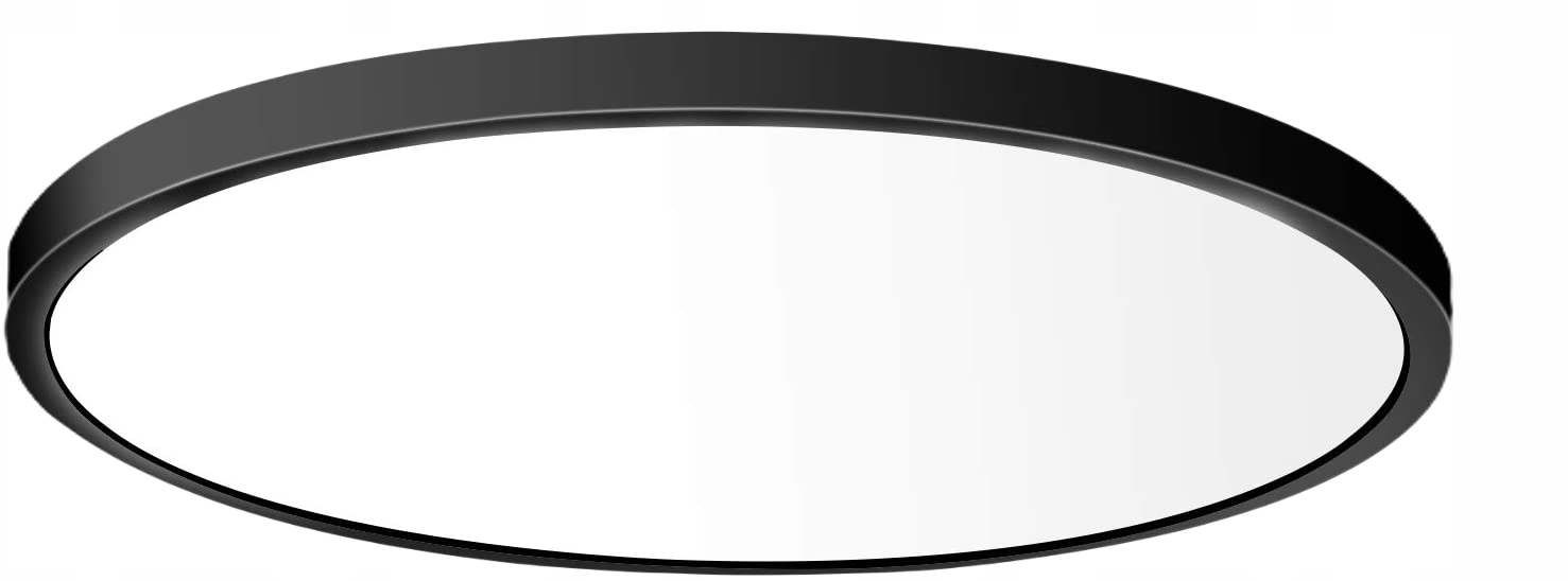 PANEL PLAFON LED 24W NATYNKOWY NIEMRUGAJĄCY CZARNY