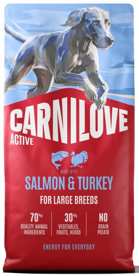 Carnilove Dog Active Adult Large Breeds Salmon Turkey 12kg
