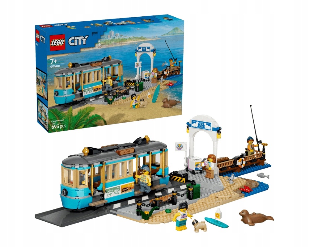 Lego 60506 City Sada Tramvaj na pláži 7+ 693ks