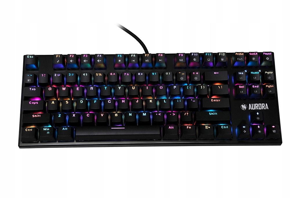 iBOX AURORA K2R KLAWIATURA MECHANICZNA RGB IKGMK2R Interfejs USB