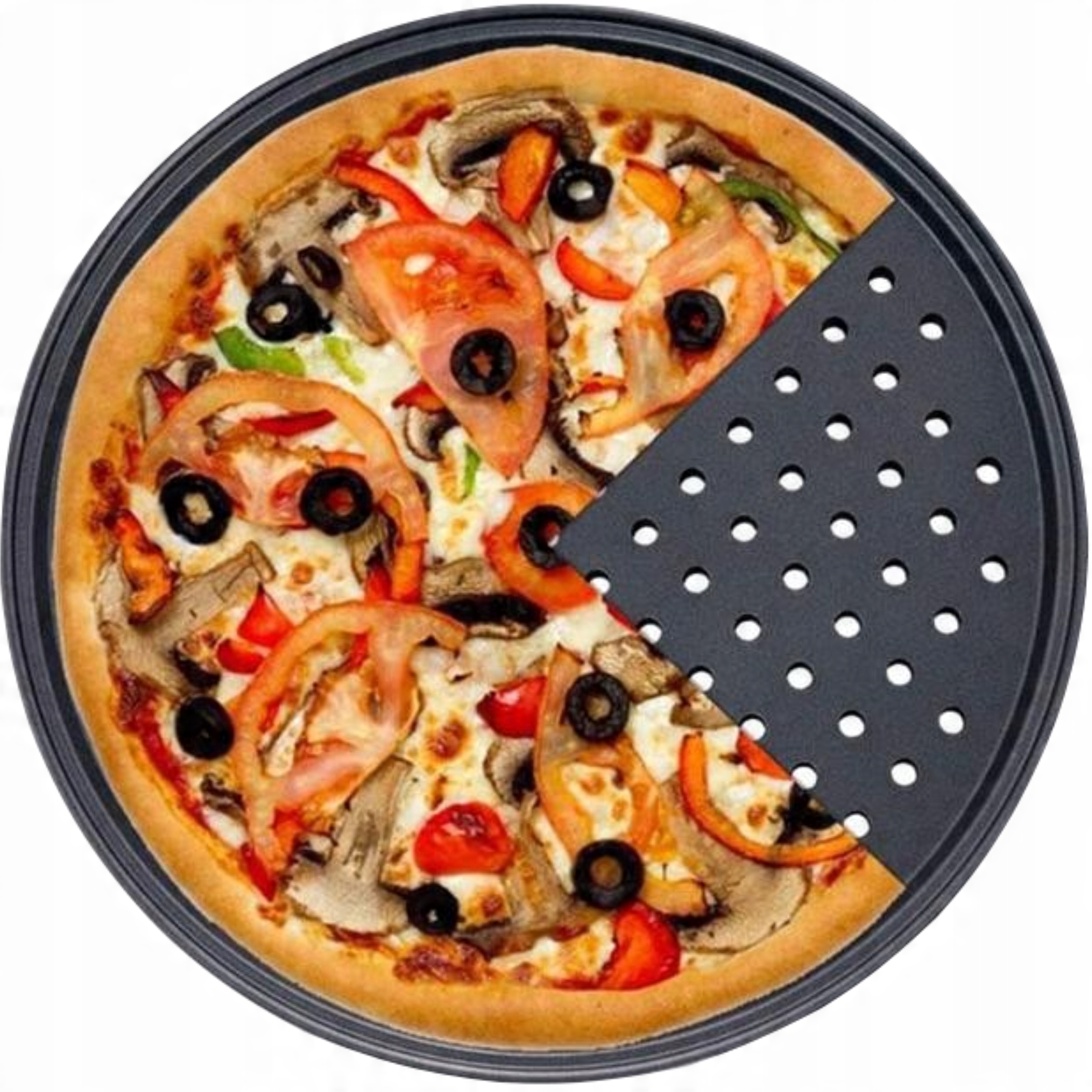 

Blacha Forma Do Pieczenia Pizzy Blaszka Taca Duża