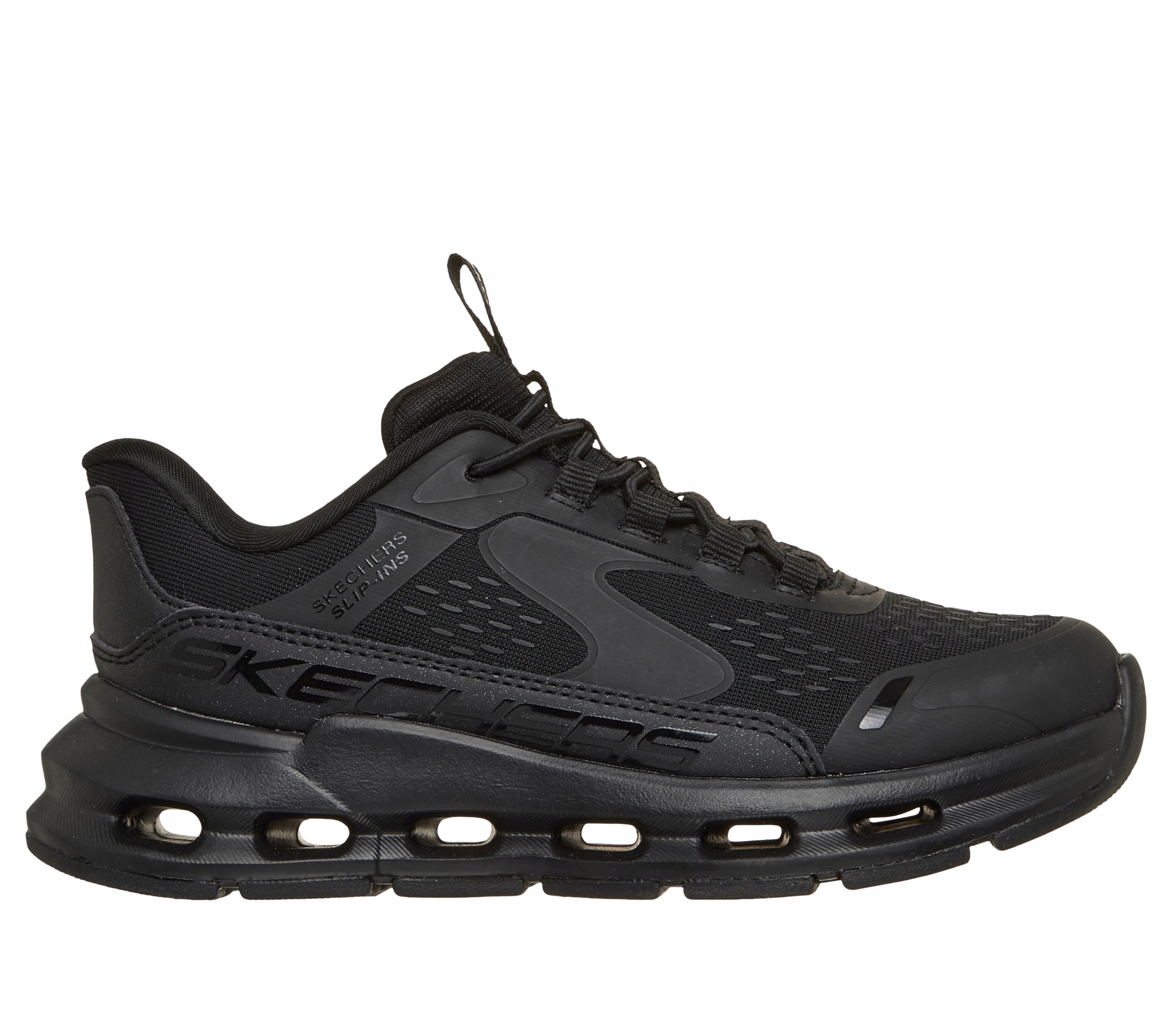 Buty młodzieżowe Skechers Slip-ins: Glide-Step Vista Lane czarne 303654