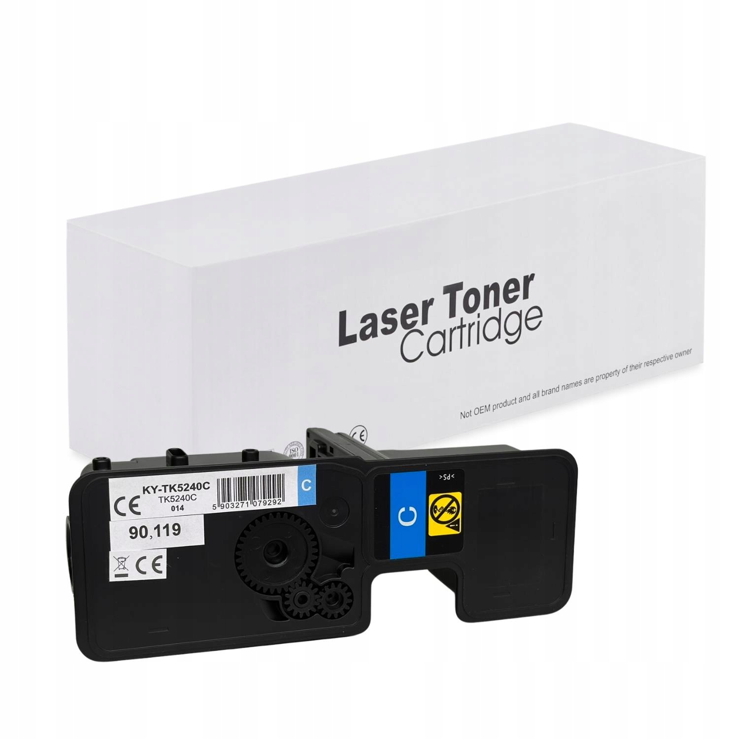 Toner KY-TK5240C do Kyocera TK-5240C M5526cdn P5026cdw Błękitny Cyan 3k