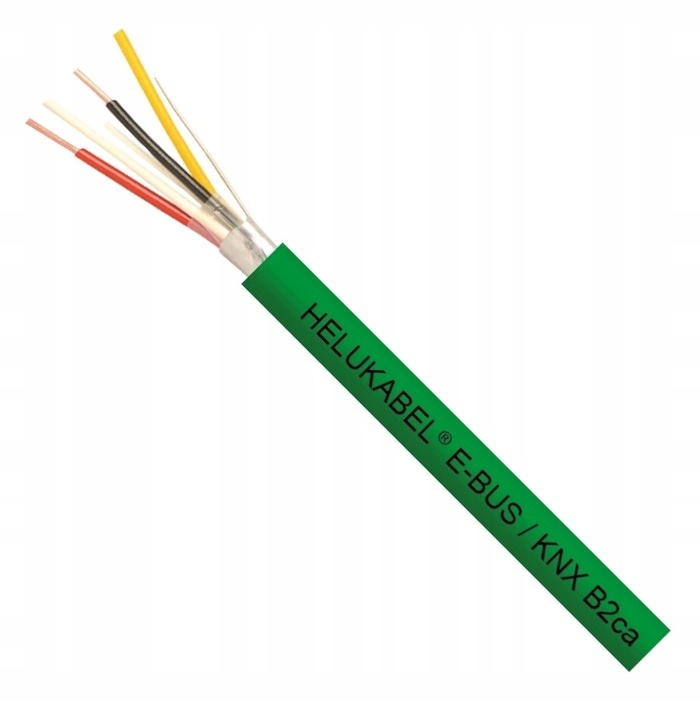 Kabel magistralowy E-bus 2x2x0,8mm Eib/knx smart home B2ca Helukabel 500m