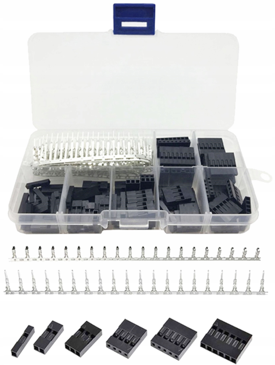 

Zestaw Złącz Styków Dupont Pin 310 Elementów Set