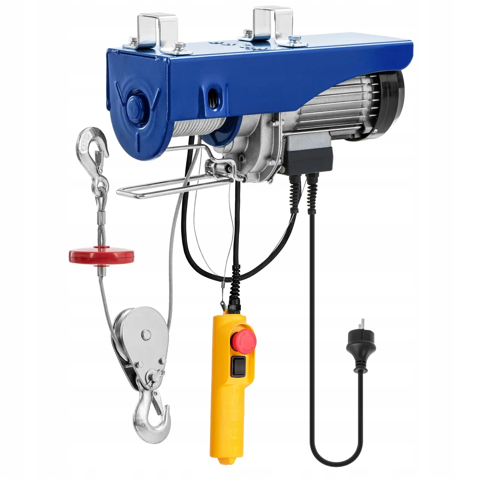 Lanový Naviják 800 Kg 1300 W 12 M Ocelového Lanka IP54 Pro Sklad A Průmysl