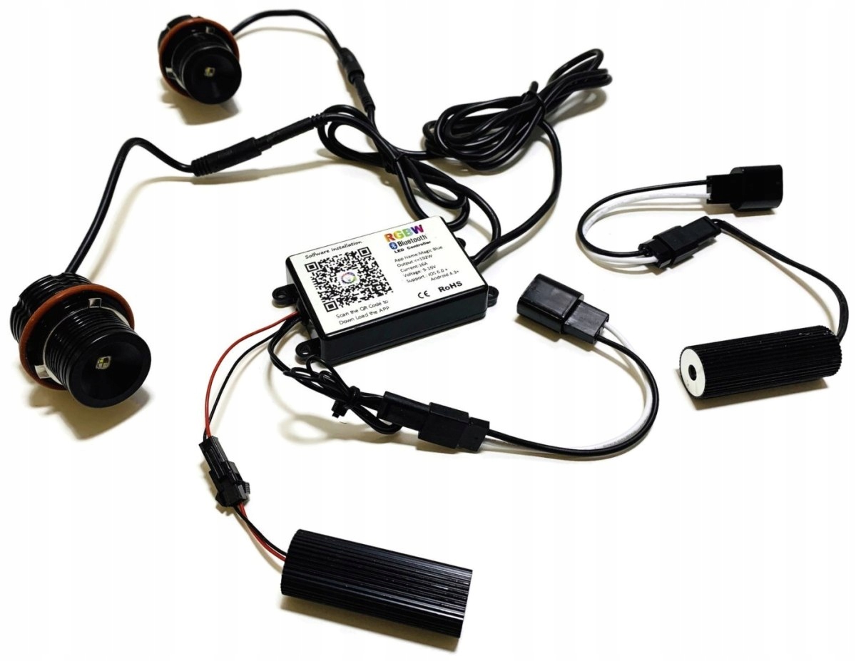 Rgbw Led Kroužky Fixy Bmw E39 E60 E61 E83 E65 Bt