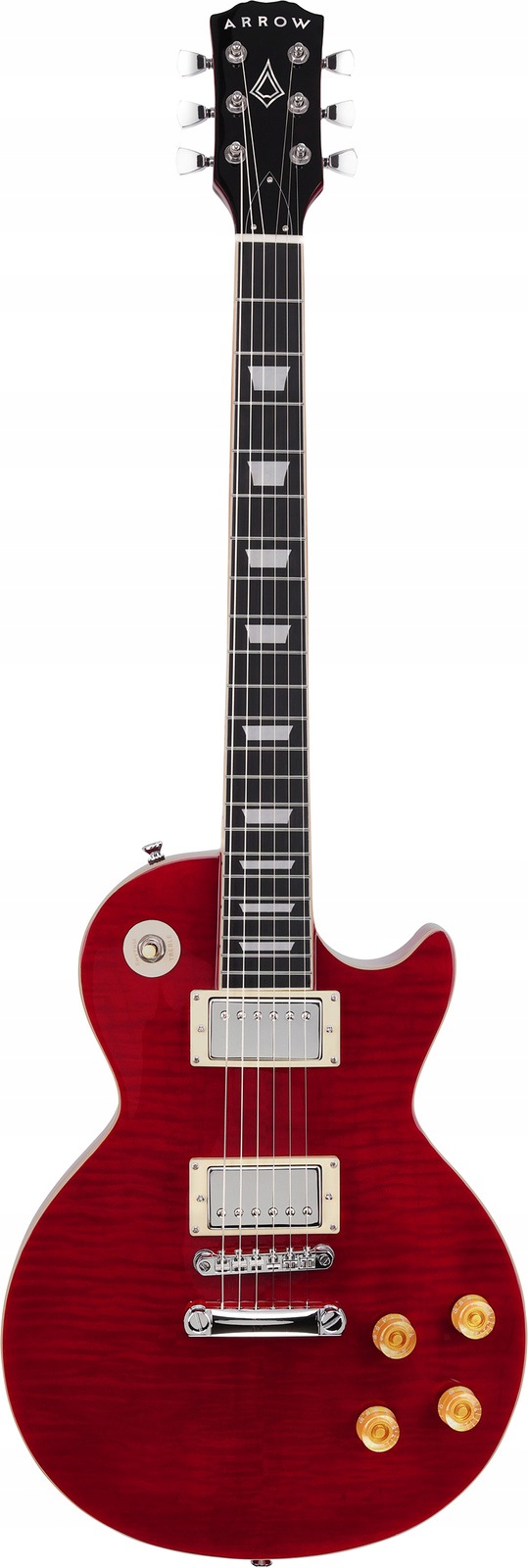 Arrow Riffster Lp 22 Flame Burst Rd Rosewood/Cream elektrická kytara
