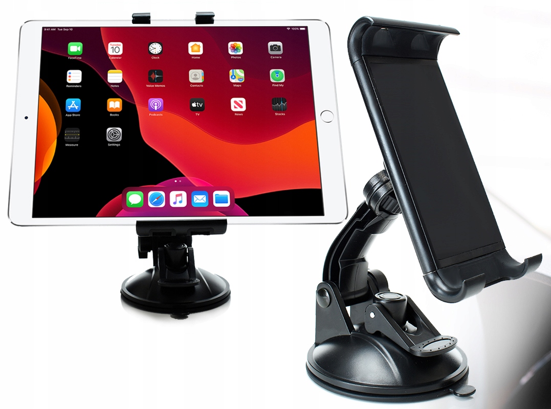 UCHWYT SAMOCHODOWY NA TABLET TELEFON DO SZYBY KOKPITU Z MOCNĄ PRZYSSAWKĄ Rodzaj do tabletów