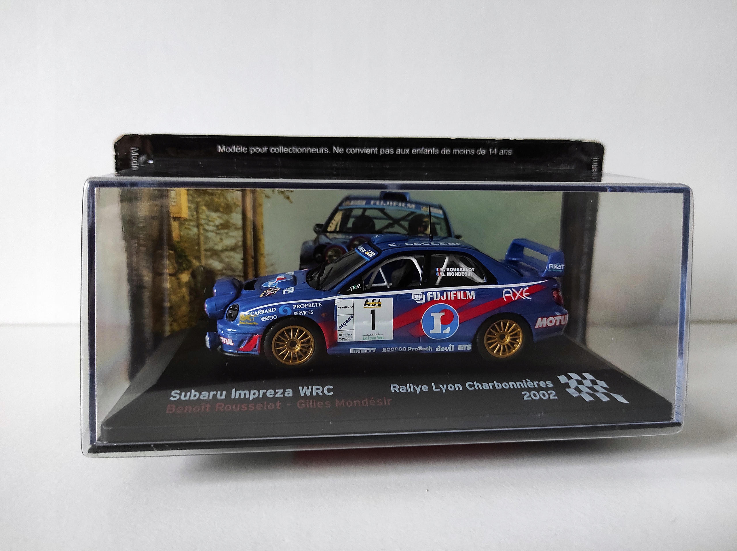 Subaru Impreza Wrc 2002 Rallye Lyon Rousselot Mondesir 1:43
