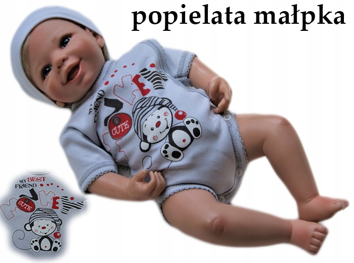 

Body kopertowe pajacyk krótki rękaw 68 bawełniane