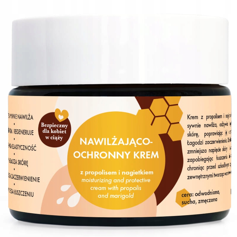 Lullalove Hydratační a ochranný krém s propolisem a měsíčkem 50 ml