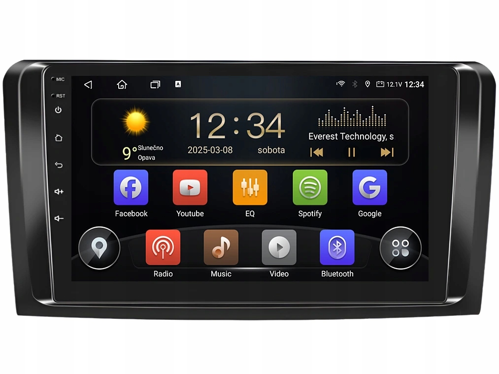Isudar 2DIN autorádio T72-IEV128 Android, Mercedes-Benz ML Gl