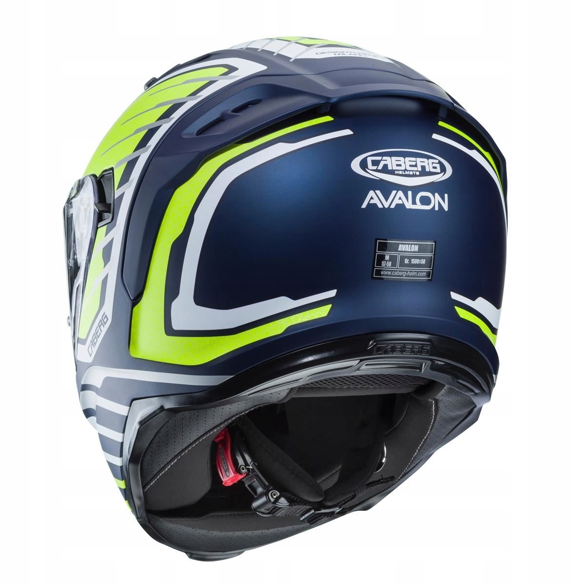CABERG PROMOCJA KASK INTEGRALNY AVALON FORGE KOLOR NIEBIESKI/BIAŁY/ŻÓŁTY FL Rozmiar S