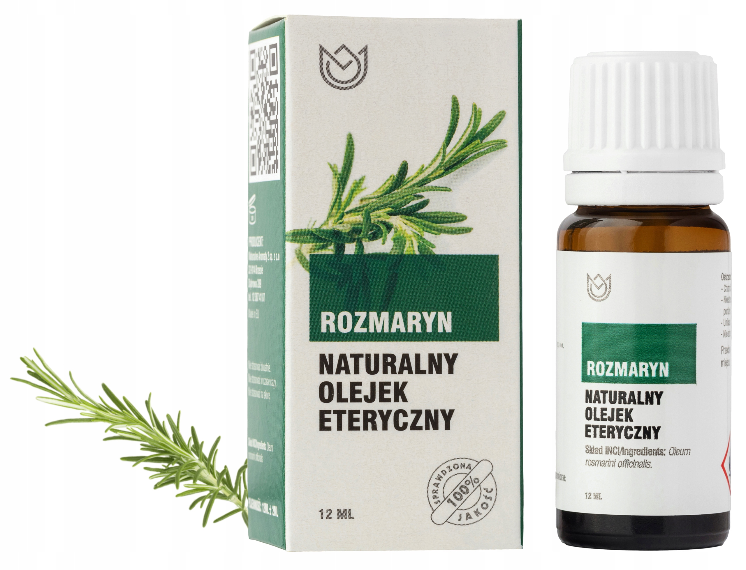 

Rozmaryn Olejek Eteryczny 12 ml Rozmarynowy