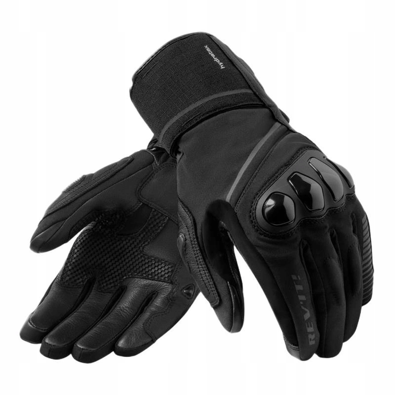Zimné motocyklové rukavice Revit Summit 4 H2O Black, čierne