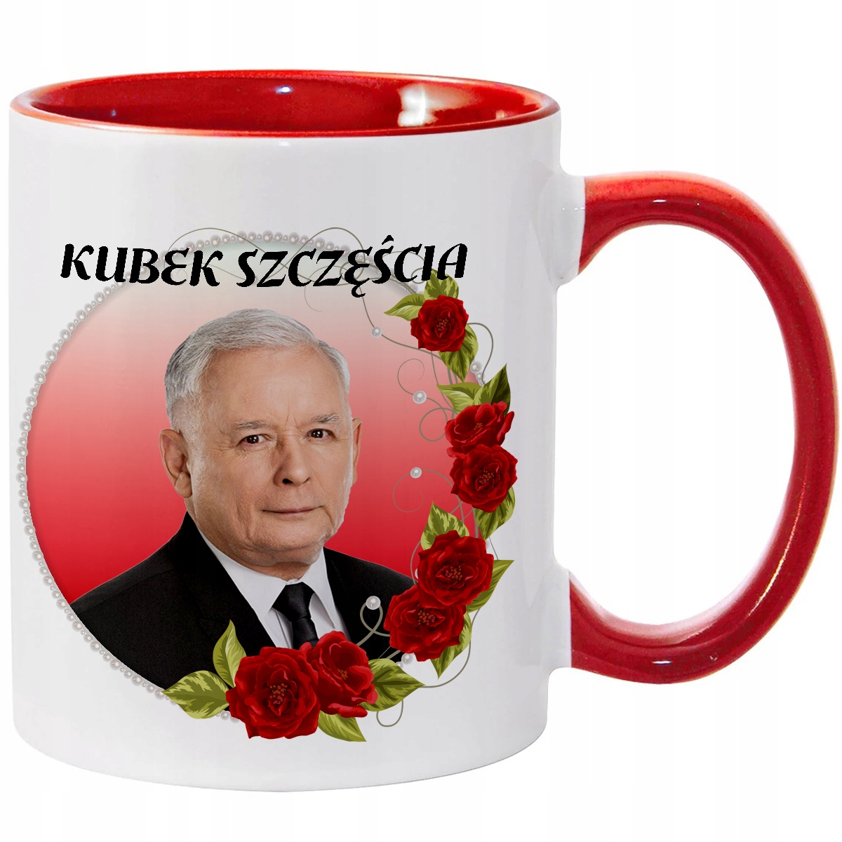 

Kubek Szczęścia Śmieszny Pis Kaczyński