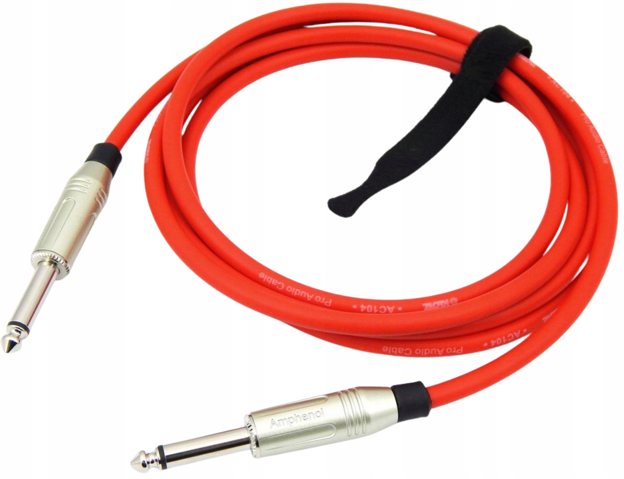 Klotz Kabel Instrumentalny Gitarowy Do Efektów Jack 6,3mm Prosty 1m Red