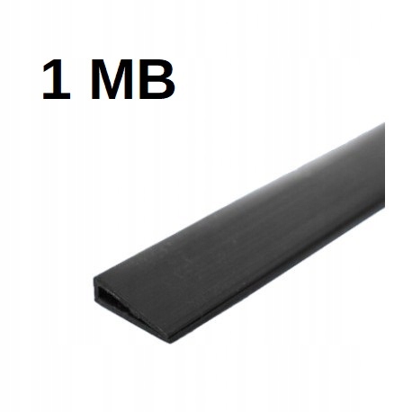

Listwa plakatowa V kolor czarny 1 mb